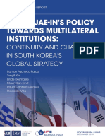 Moon's Policy Towards Multilateral Institutions: Continuity and Change in South Korea's Global Strategy