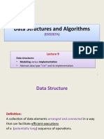 Lecture 9 ESO207 AbstractDataTypeListImplementation