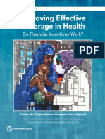 Improving Effective Coverage in Health: Do Financial Incentives Work?