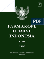 Farmakope Herbal Indonesia Edisi II Tahun 2017