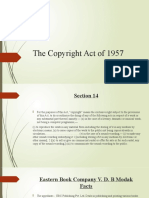 The Copyright Act of 1957