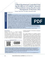 A Double-Blind Randomized Controlled Trial Comparing The Efficacy of 0.0003% Calcitriol With 1% Pimecrolimus Versus Placebo in The Management of Pityriasis Alba