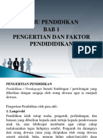 P1 Pendidikan Dan Faktor Pendidikan