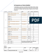 M.Tech Programme on Electric Mobility