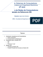 Aula 4 - Sistemas de Computadores Arquitectura OSI Ou Modelo OSI