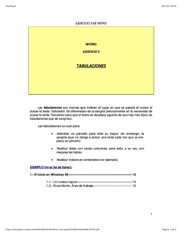 Documentación de DocPlayer PDF | PDF