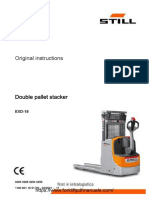 Still EXD18 Pallet Truck Operator's Manual PDF