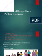 Aspek Sosial Budaya Dalam Perilaku Kesehatan.4