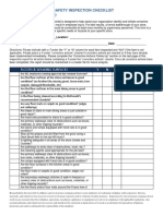 Workers Related Safety Inspection Checklist With PPE