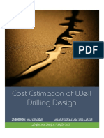 Cost Estimation of Well Drilling Design