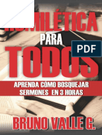 HOMILÉTICA PARA TODOS - Aprenda Cómo Bosquejar Sermones en 3 Horas (Spanish Edition)