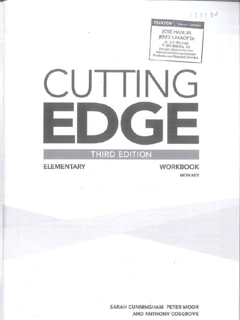 イトウ Cutting Edge Elementary Third Edition Workbook PDF Free | PDF