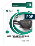 Protocol RS232 Fuel Level Sensor