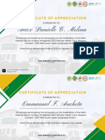 LYDO Certificate