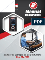 Manual MV-1000 Medidor Vibração