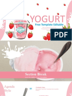 Modern Infographic Yogurt Presentation