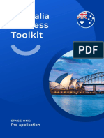 Australia Success Toolkit - Pre-Application