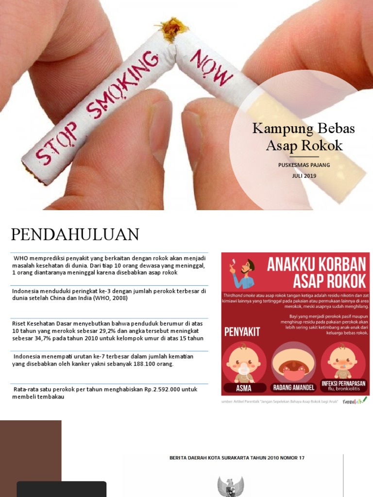 Kampung Bebas Asap Rokok di Surakarta | PDF