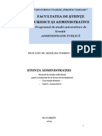 3 AP 1 Stiinta Administratiei Tomescu Madalina PDF