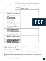 TEAP - Assignment 1 Investigating An Academic Context TEMPLATE Online