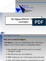 Six Sigma DMAIC Training (Excerpts)