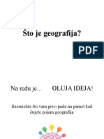 2.1. Uvod U Geografiju