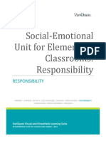 Social-Emotional Unit Lesson 7 - Responsibility Lesson Plan