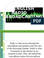 The key points are to use simple words, short sentences, and imagine talking to one listener. Radio writing is for the ear, not the eye