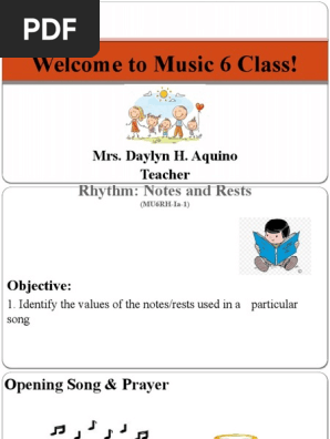 Music 6 Rest and Notes