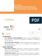 Conoce: Problemas Nutricionales de Un Paciente Con Cáncer