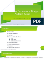 Topic 2 - Part 2 - Work Environment Design - Auditory Sense