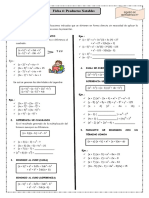 FICHA 4 Productos Notables