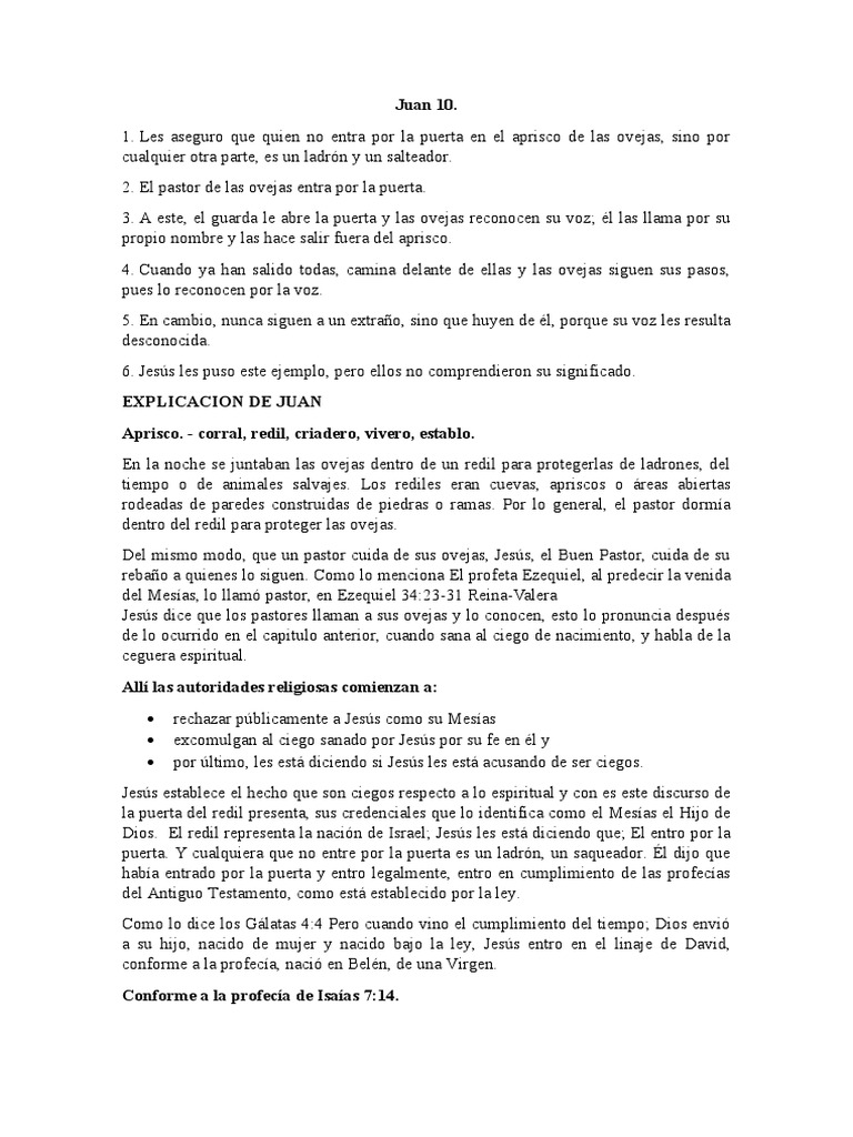 Parabola Del Redil | PDF | Jesús | Cristo (título)