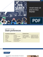 State Preferences - Job Searches