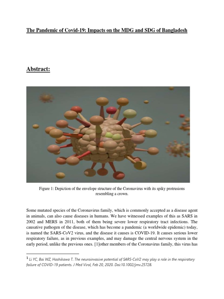 Covid 19 PDF Millennium Development Goals Virus