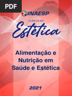 Apostila - Alimentação e Nutrição em Saúde e Estética - INAESP - 2021