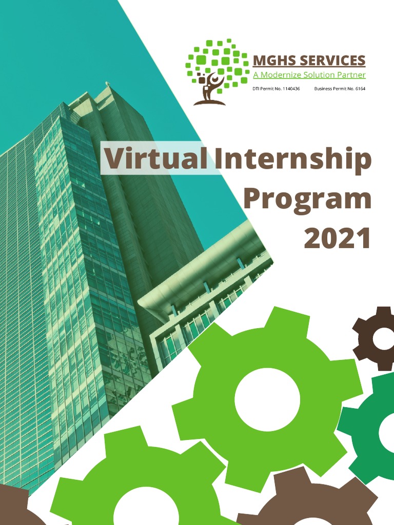 Virtual Internship Program 2022 PDF Project Based Learning Internship