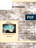 Glosario de Minerales
