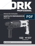 Manual de Instruções MARTELETE PERFURADOR - ROMPEDOR MPR PDF Download Grátis
