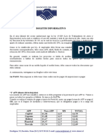 Boletin Informativo 2015. Descuentos