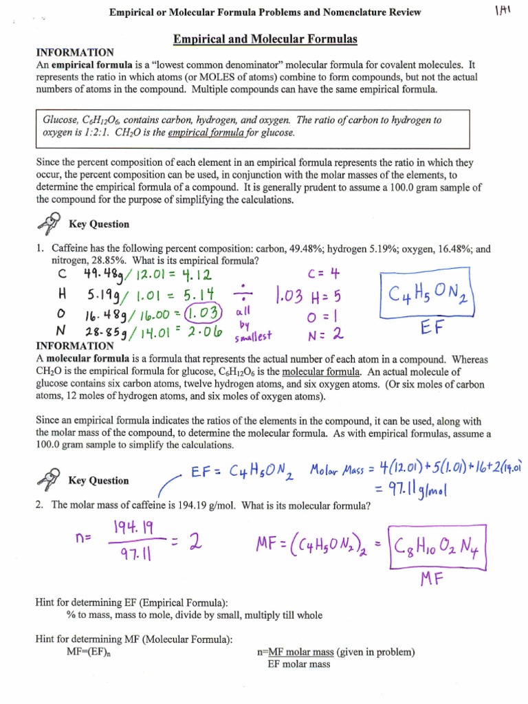 EF MF Packet Scanned Answer Key Pap 2014 | PDF