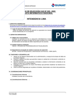 Intendencia Lima: Proceso de Selección Cas #228 - 2022 Analista Informático Funcional