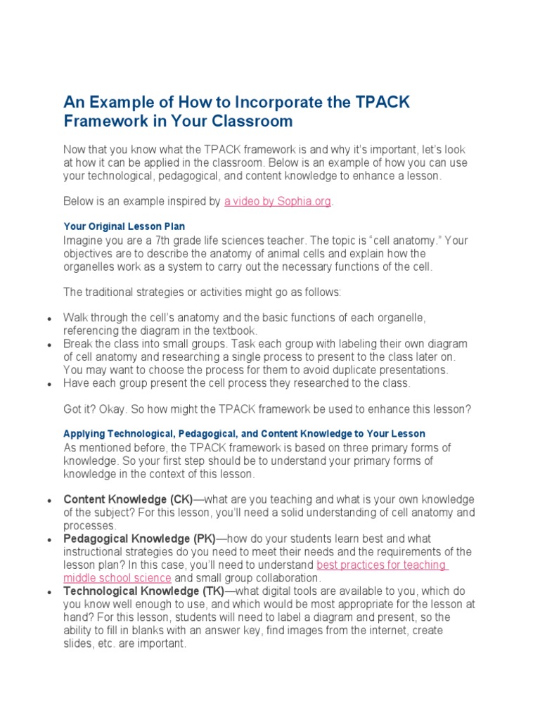 TPACK | PDF | Teaching Method | Pedagogy