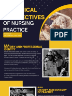Historical Perspective of Nursing Practice Reported by Julie Ann Sacramento, RM, RN