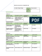 Evaluaciones Ciencias Segundo Semestre