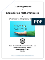 Engineering Mathematics-II E-Learning Material
