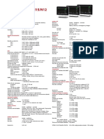 Datasheet BeneVision N12-N15-N17 Español Monitor ECG Alta Complejidad