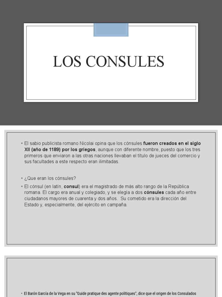 Funciones de los Cónsules Romanos | PDF | Roma antigua | Republica Romana