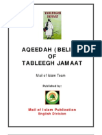 Aqeeda of Tableegh Jamaat