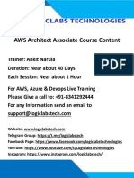 AWS Architect Associate Course Content